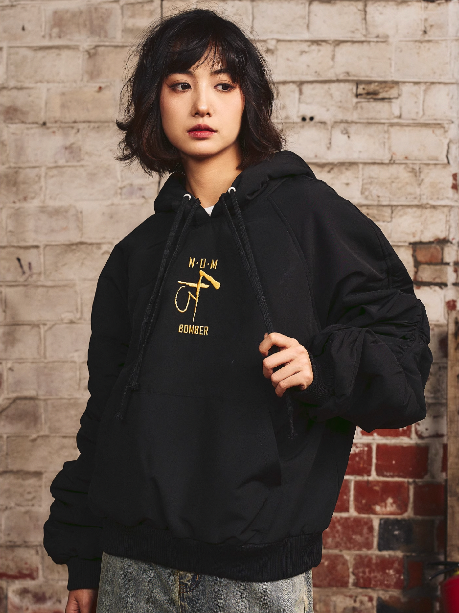S45 Embroidered Pullover Hooded Jacket | Face 3 Face