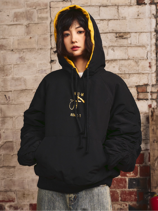 S45 Embroidered Pullover Hooded Jacket | Face 3 Face