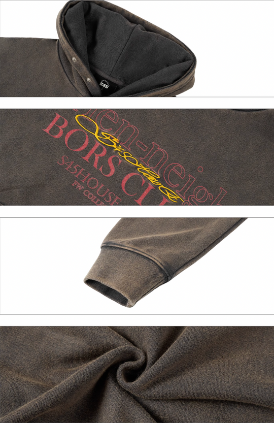 S45 Washed Aging Hoodie | Face 3 Face