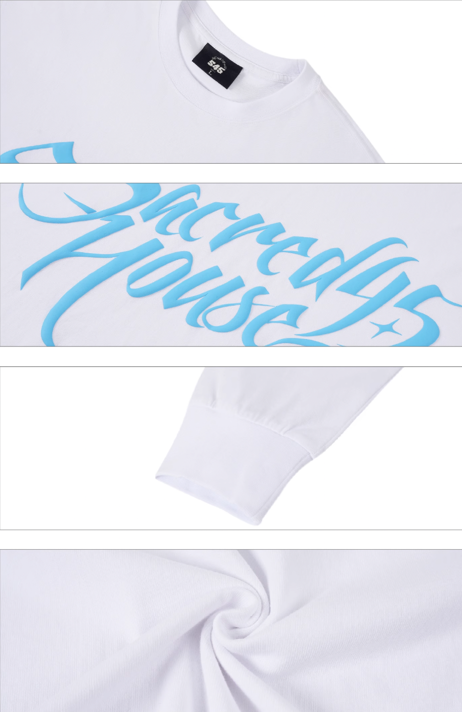 S45 Foam Logo 3D Printing Long Sleeve Tee | Face 3 Face