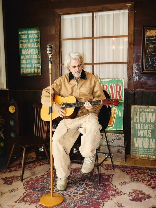 STEEPC Vintage Washed Ripped Studded Lapel Work Jacket | Face 3 Face