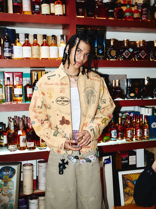 STEEPC Multi Full Print Vintage Work Jacket | Face 3 Face