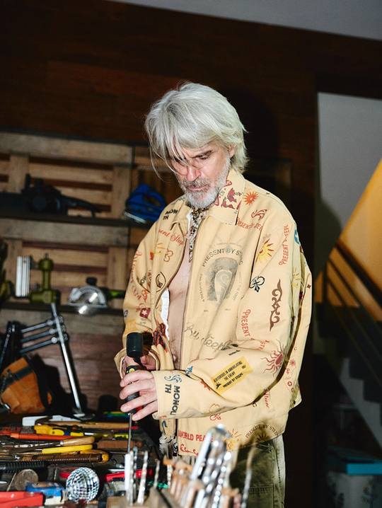 STEEPC Multi Full Print Vintage Work Jacket | Face 3 Face