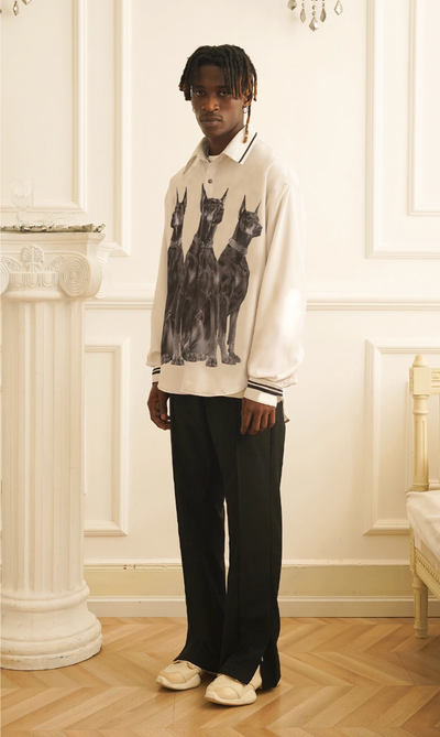 EMPTY REFERENCE Doberman Long Sleeve Shirt | Face 3 Face