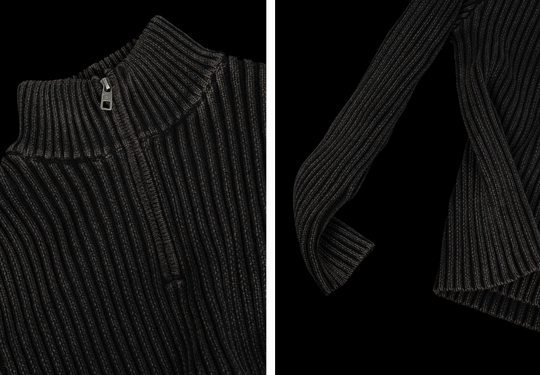 ANTIDOTE High Neck Half Zip Knit Sweater | Face 3 Face