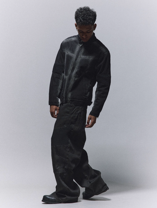 ANTIDOTE Wasteland Spray Dirty Motorcycle Pants | Face 3 Face