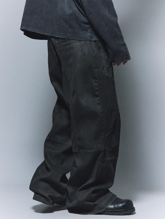 ANTIDOTE Wasteland Spray Dirty Motorcycle Pants | Face 3 Face