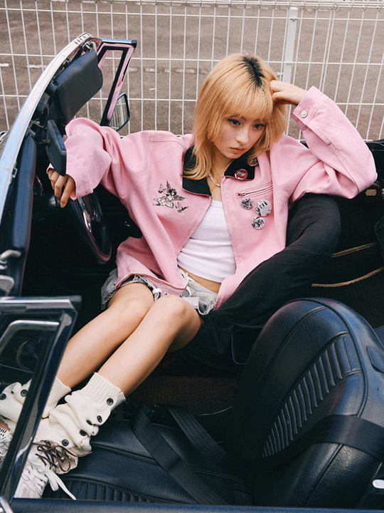 MEDM Sketch Angel Dove Embroidered Detroit Jacket | Face 3 Face