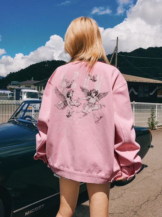 MEDM Sketch Angel Dove Embroidered Detroit Jacket | Face 3 Face