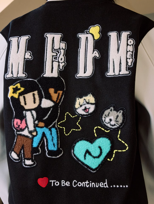 MEDM x Newmasus Butterfly Varsity Jacket | Face 3 Face