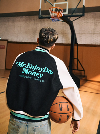 MEDM Font Typography Varsity Jacket | Face 3 Face