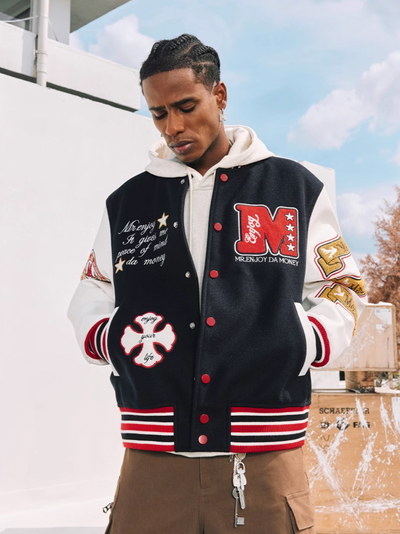 MEDM Chapter Star Varsity Jacket | Face 3 Face