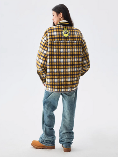 MEDM Plaid Quilting Flannel Jacket | Face 3 Face