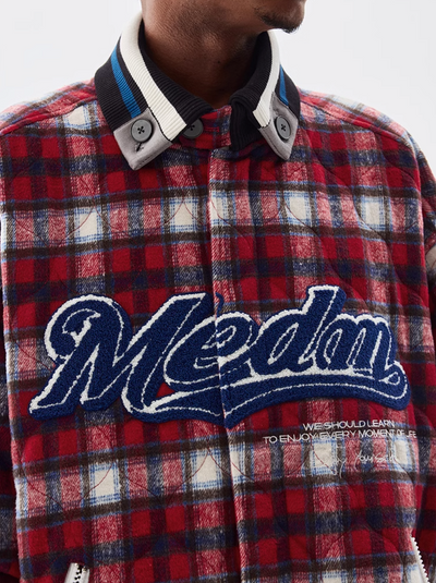 MEDM Plaid Quilting Flannel Jacket | Face 3 Face