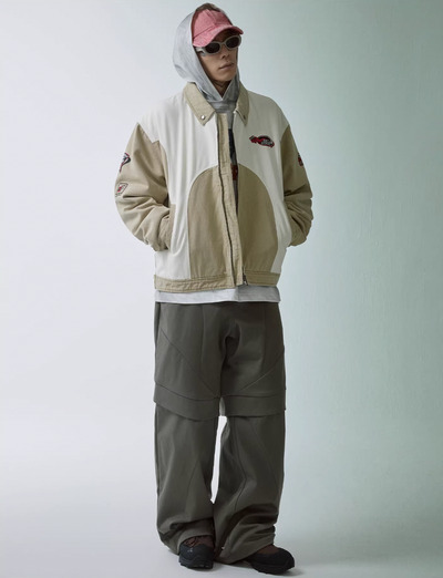 F2CE Split Stitching Functional Work Baggy Pants | Face 3 Face