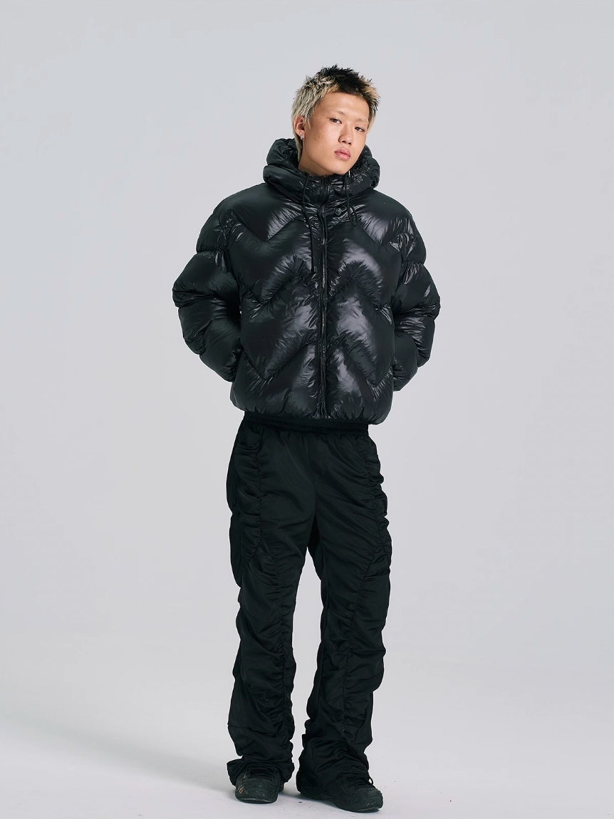 EVILKNIGHT(EK) Hooded Puffer Jacket | Face 3 Face