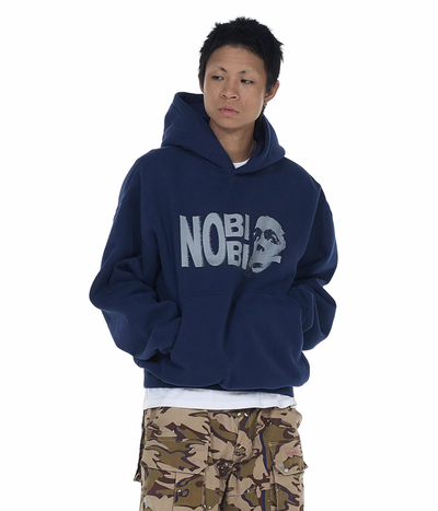 EVILKNIGHT(EK) NOBIBI Slogan Printing Hoodie | Face 3 Face