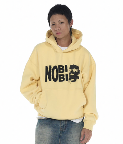 EVILKNIGHT(EK) NOBIBI Slogan Printing Hoodie | Face 3 Face