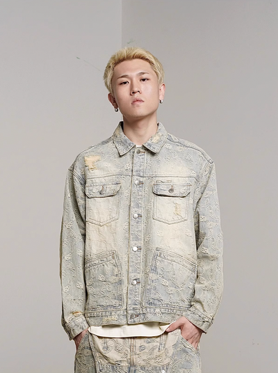 1807 Paisley Denim Jacket | Face 3 Face