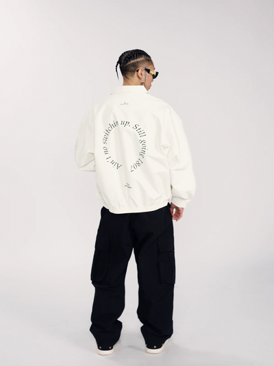 1807 Round Font Embroidered Coach Jacket | Face 3 Face