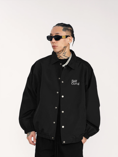 1807 Round Font Embroidered Coach Jacket | Face 3 Face