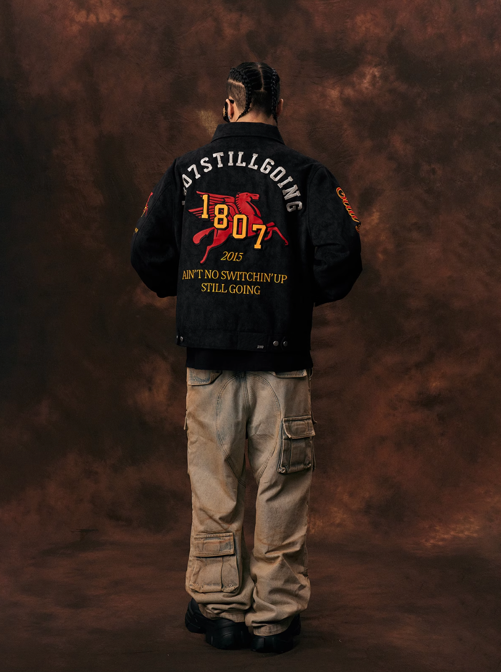 1807 Pegasus Patch Embroidered Jacket | Face 3 Face