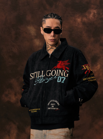 1807 Pegasus Patch Embroidered Jacket | Face 3 Face