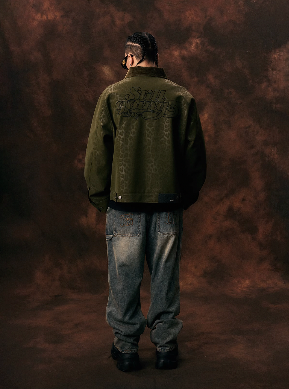 1807 Gradient Leopard Print Jacket | Face 3 Face