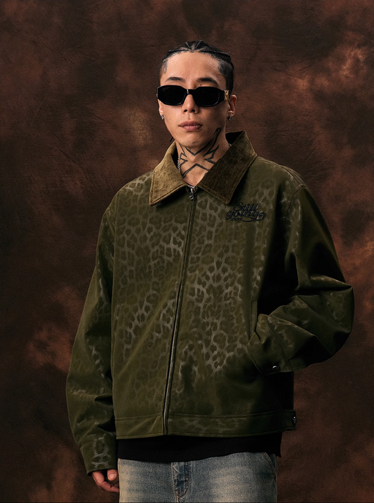 1807 Gradient Leopard Print Jacket | Face 3 Face