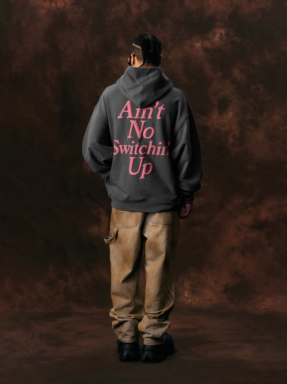 1807 STILL GOING Foam Print Hoodie | Face 3 Face