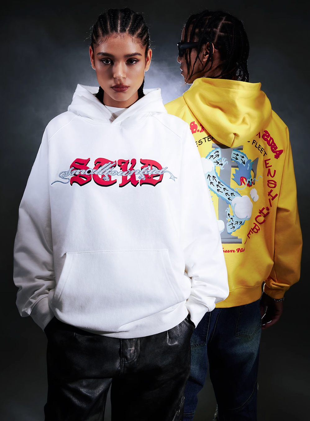 Small Town Kid Dragon Design Print Hoodie | Face 3 Face