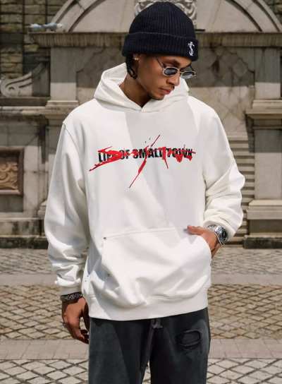 Small Town Kid Arsenal Logo Print Hoodie | Face 3 Face