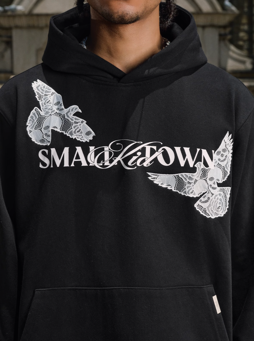 Small Town Kid Lace Peace Dove Hoodie | Face 3 Face