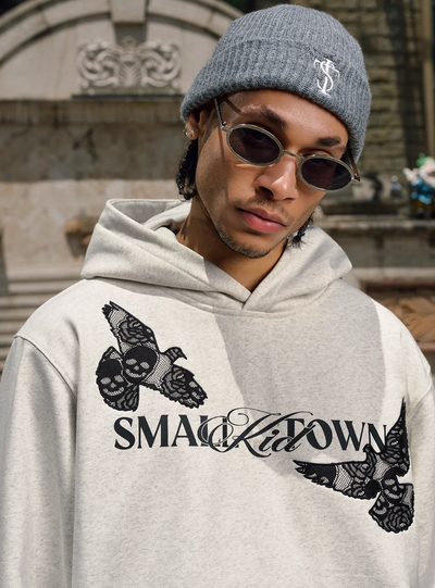 Small Town Kid Lace Peace Dove Hoodie | Face 3 Face