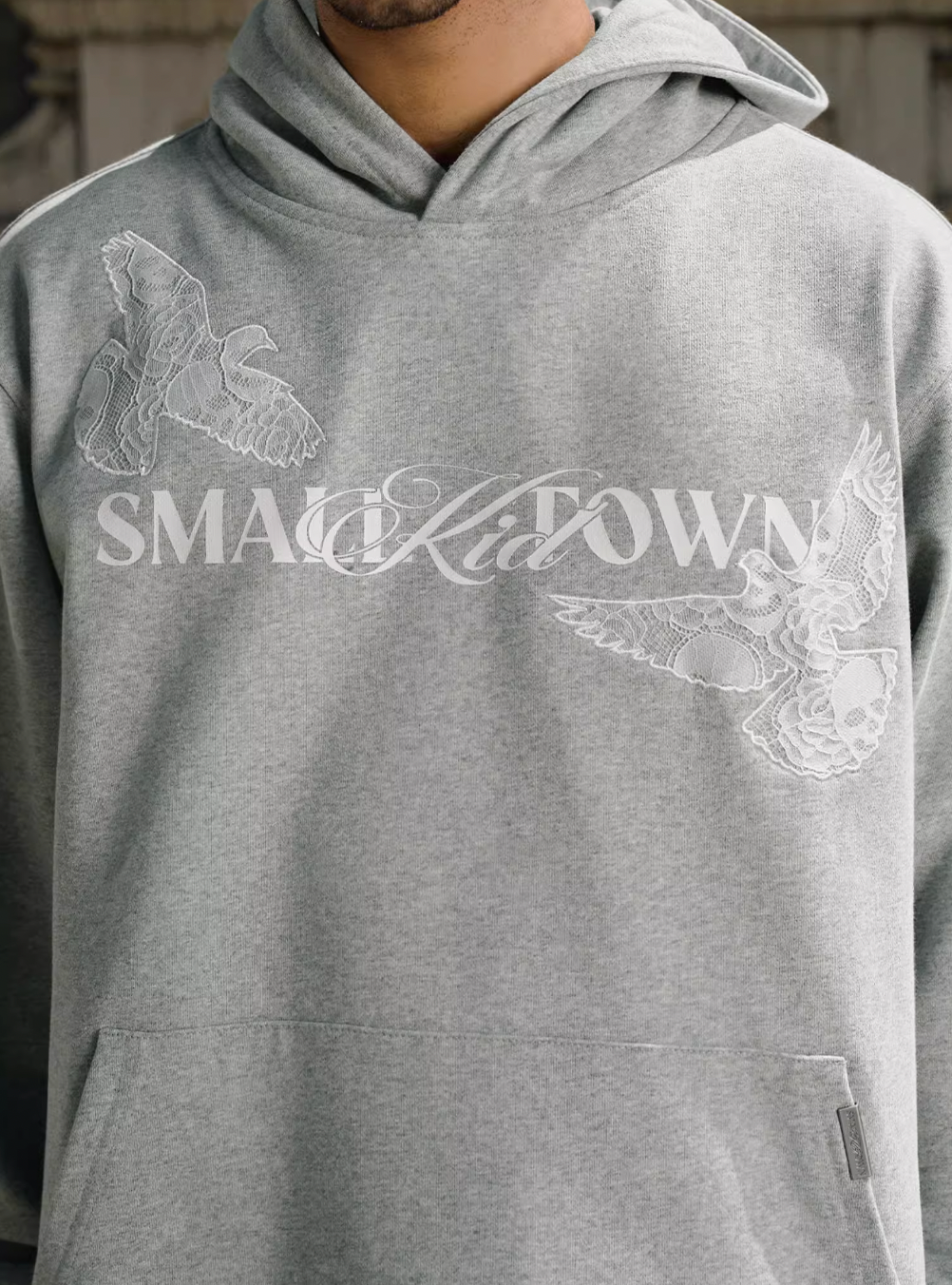 Small Town Kid Lace Peace Dove Hoodie | Face 3 Face