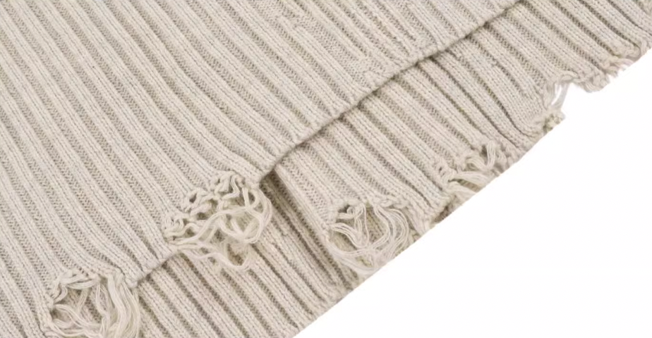 1807 Four Pointed Star Pit Stripe Polo Knit Sweater  | Face 3 Face