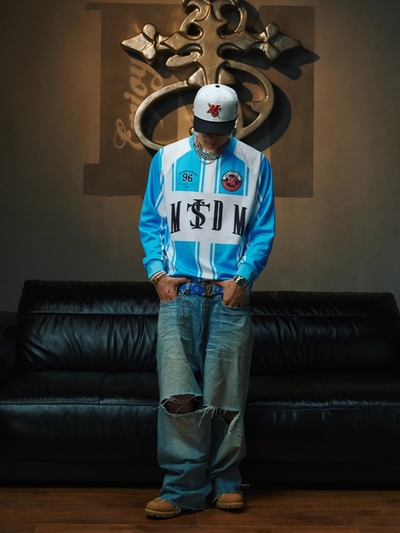 Small Town Kid x MEDM Vintage Long Sleeve Soccer Jersey | Face 3 Face