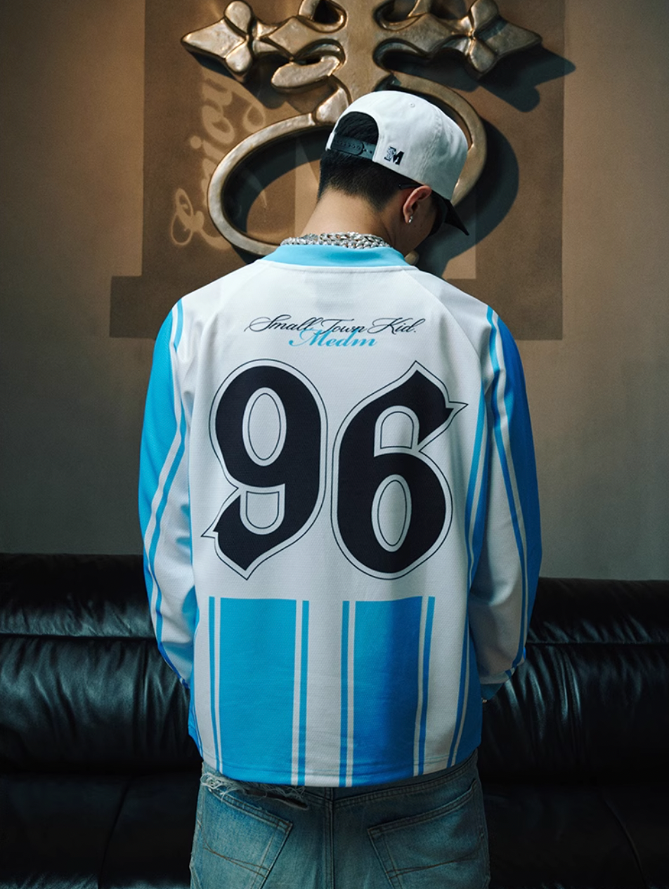 Small Town Kid x MEDM Vintage Long Sleeve Soccer Jersey | Face 3 Face