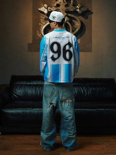 Small Town Kid x MEDM Vintage Long Sleeve Soccer Jersey | Face 3 Face