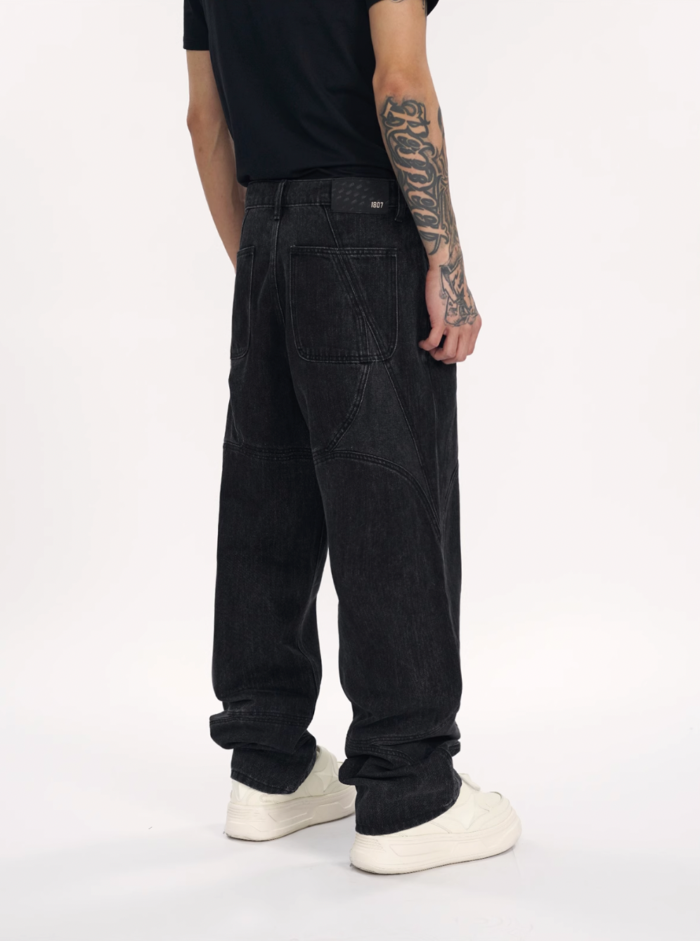 1807 Four Pointed Star Split Structure Jeans | Face 3 Face