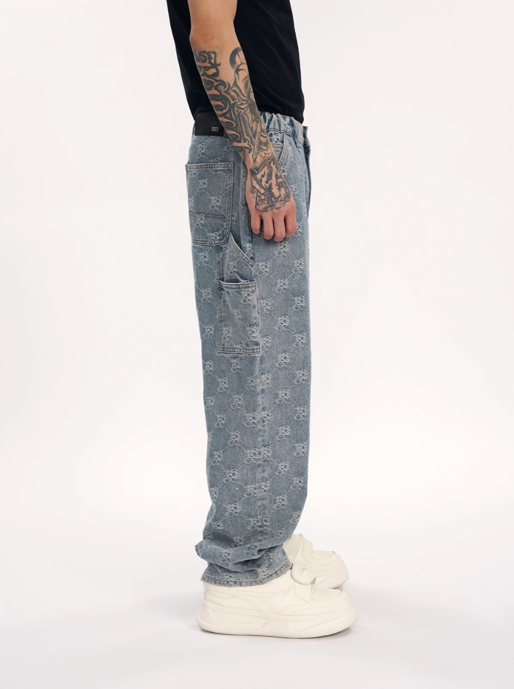 1807 Full Logo Custom Jeans | Face 3 Face