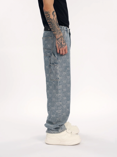 1807 Full Logo Custom Jeans | Face 3 Face