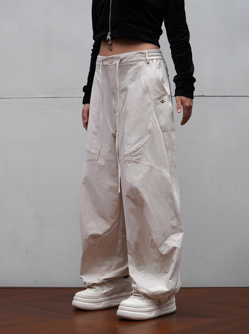 1807 Four Pointed Star Nylon Pants | Face 3 Face