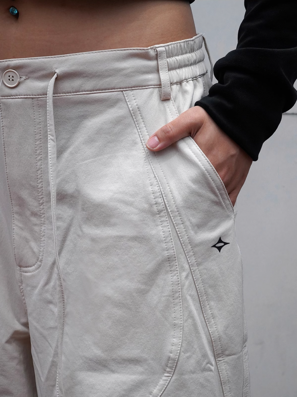 1807 Four Pointed Star Nylon Pants  | Face 3 Face