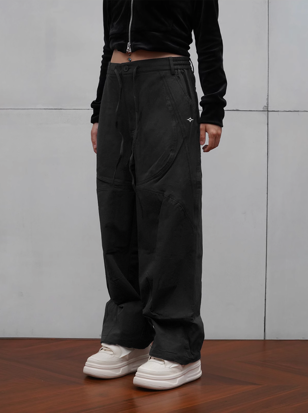 1807 Four Pointed Star Nylon Pants  | Face 3 Face