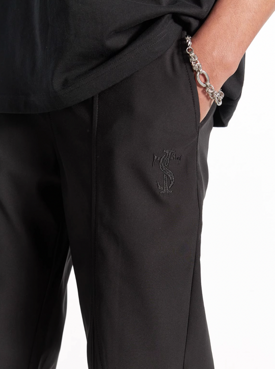 Small Town Kid Patchwork Embroidered Woven Pants | Face 3 Face