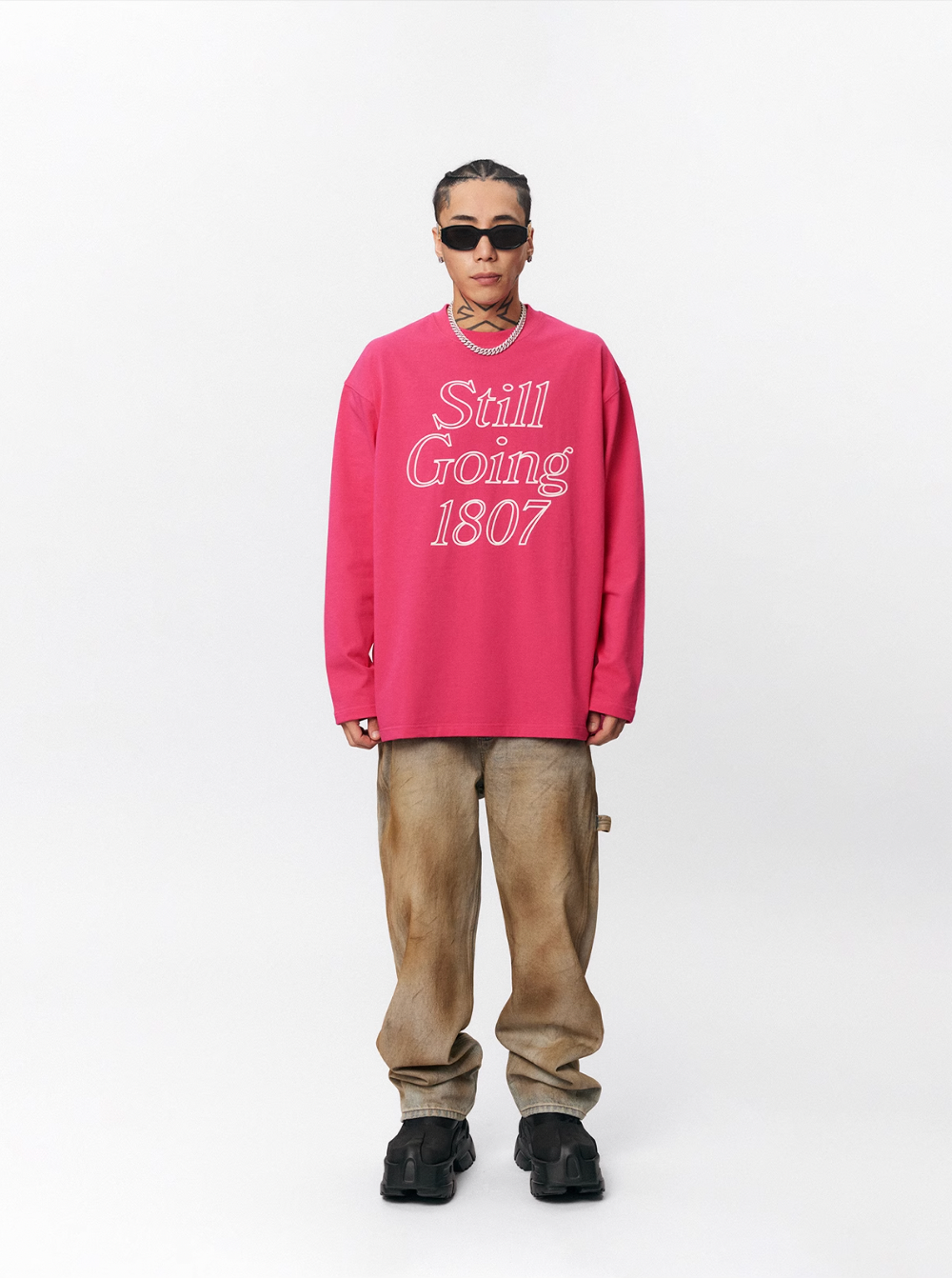 1807 STILL GOING Jelly Print Long Sleeve Tee | Face 3 Face