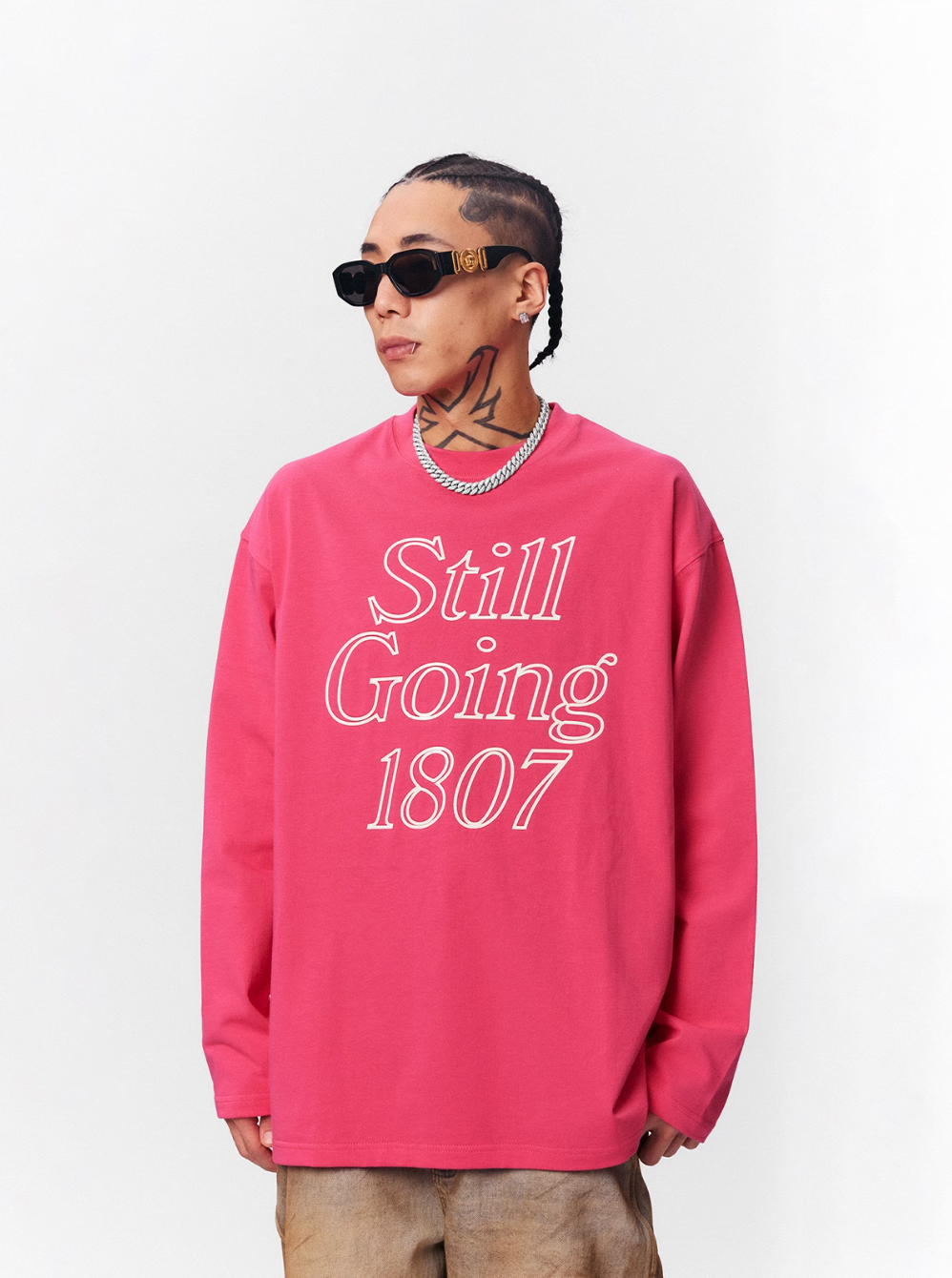 1807 STILL GOING Jelly Print Long Sleeve Tee | Face 3 Face