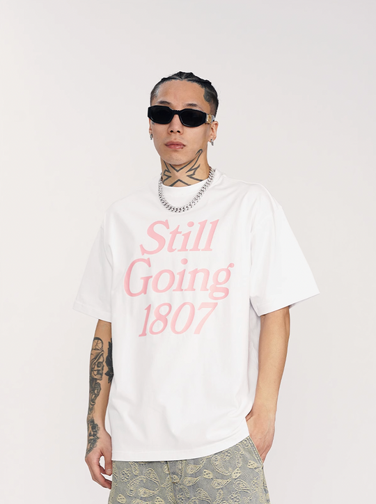 1807 STILL GOING Large Print Tee | Face 3 Face