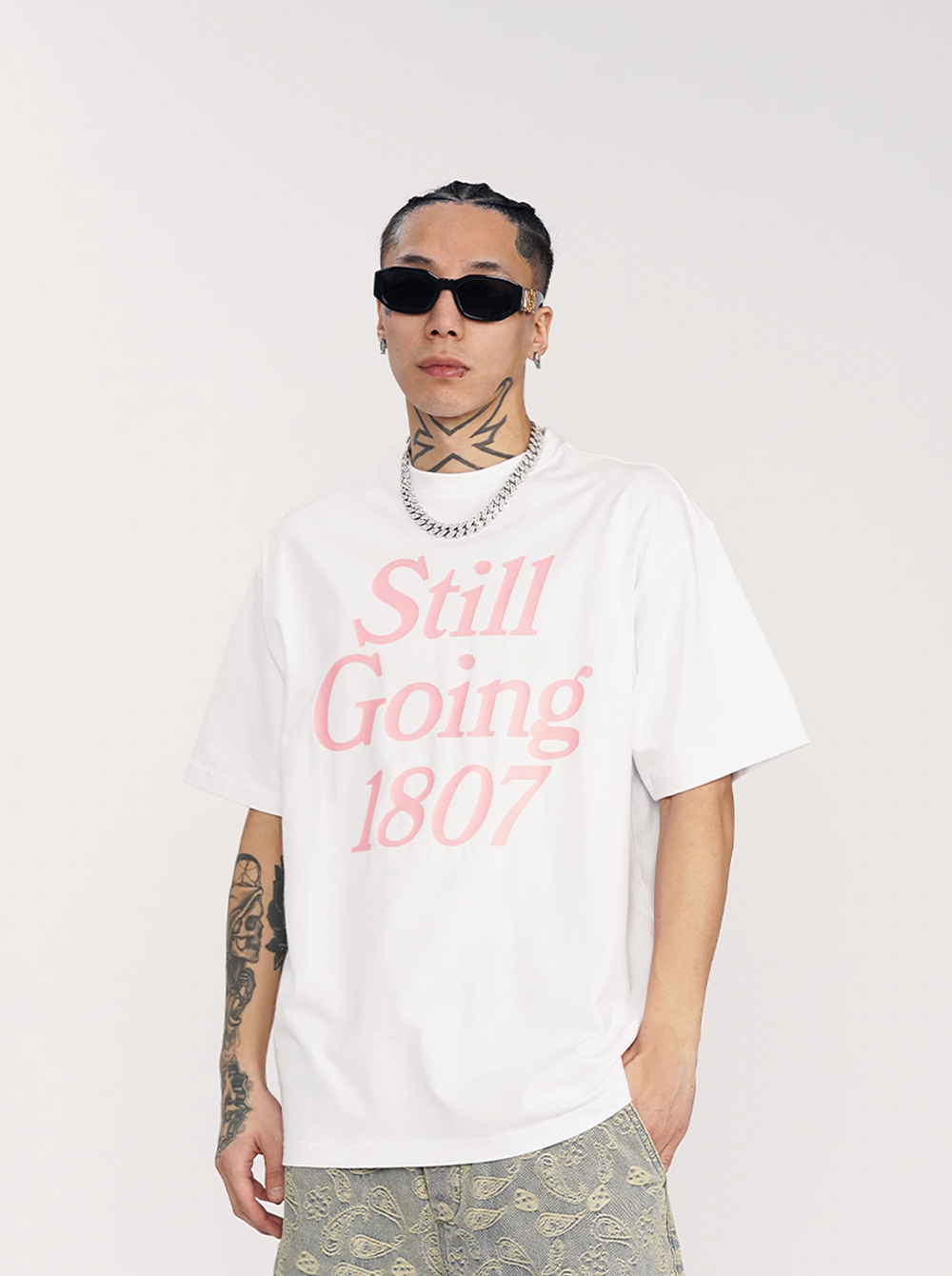 1807 STILL GOING Large Print Tee | Face 3 Face